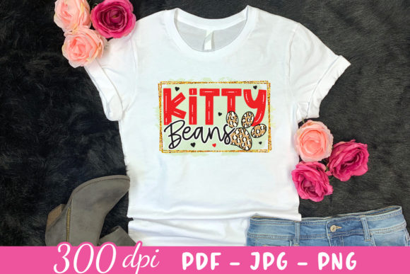 Kitty Beans PNG Cat Sublimation Design Review