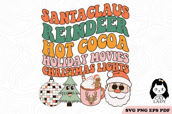 Santa Claus Reindeer Hot Cocoa SVG PNG Review
