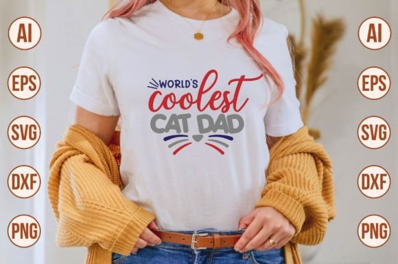 Worlds Coolest Cat Dad Embroidery Design Review